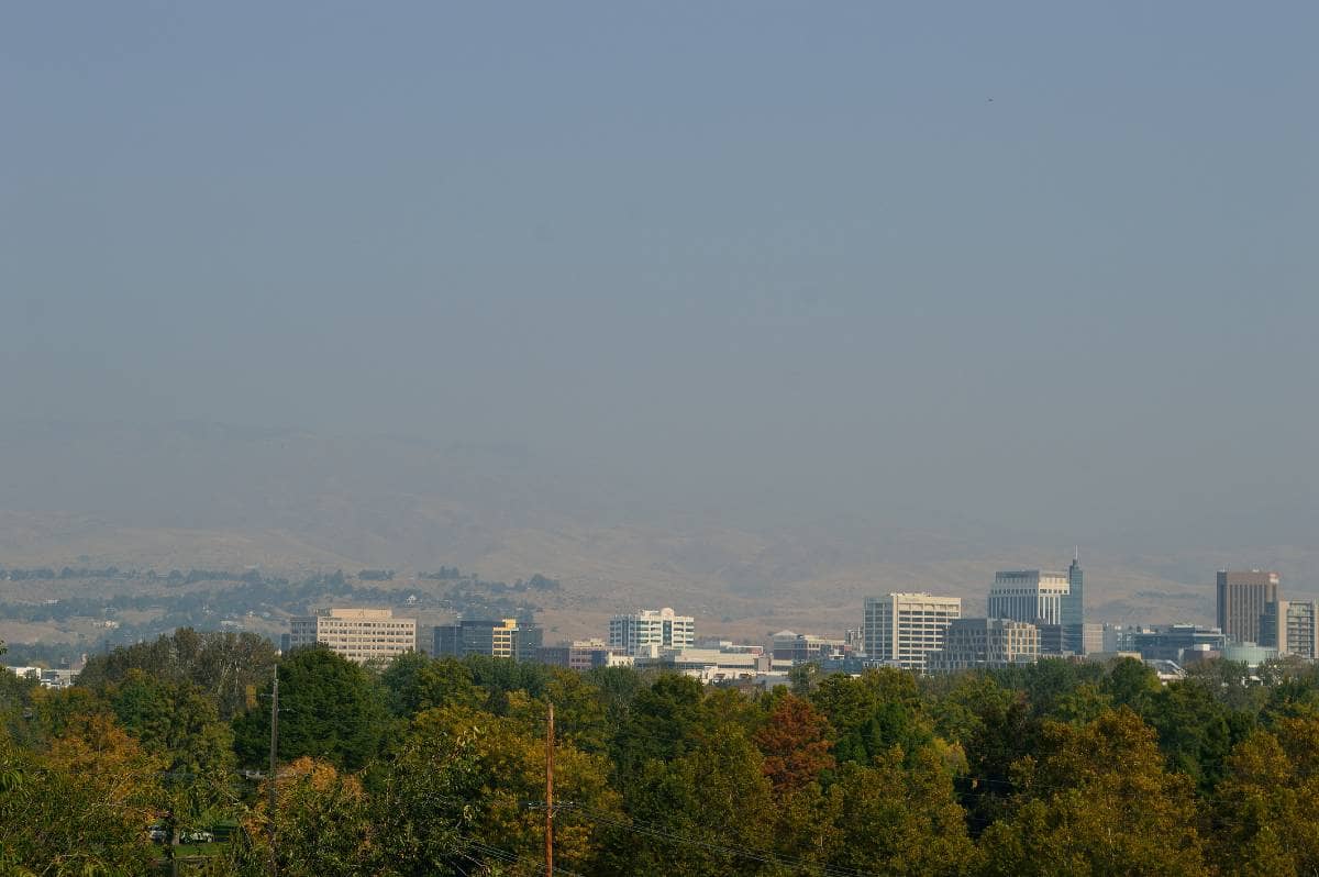 Boise Smoke Filled Sky